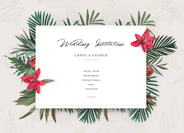 Wedding Invitation Card